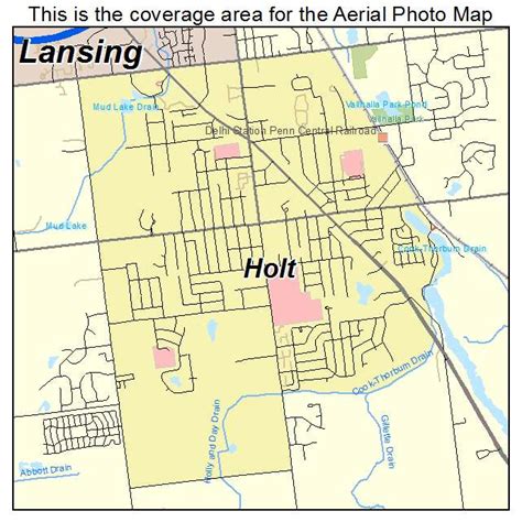 holt mi county|map of holt mi.